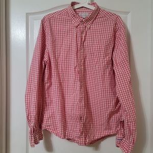 Boden Salmon Check Shirt Large
